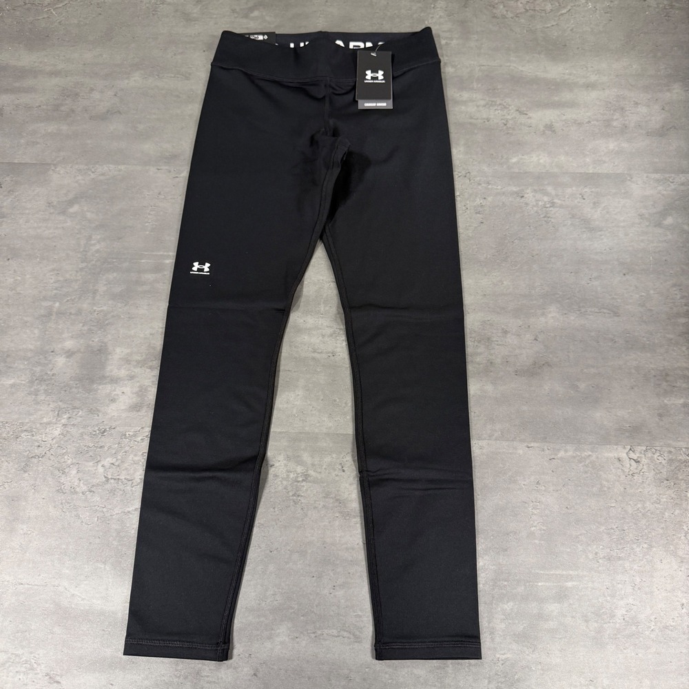 Under Armour Legging Womens M UA CG Authentics Black ColdGear Compression $55